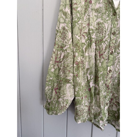 NWT Anthropologie Pilcro Sidney Batwing Blouse L Large Light Green NEW - Picture 2 of 7